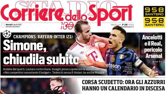 Corriere dello Sport: “Napoli regge e resta a -3 dall’Inter”