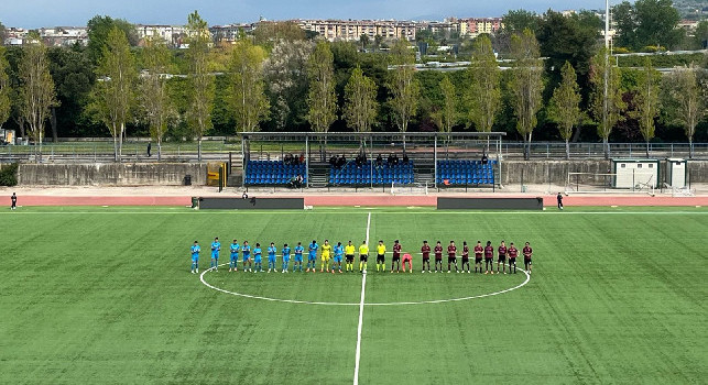 DIRETTA – Campionato Primavera, Napoli-Salernitana 1-2 (8′ Di Vico, 12′ Raggioli, 48′ Nunziata): avanti gli ospiti