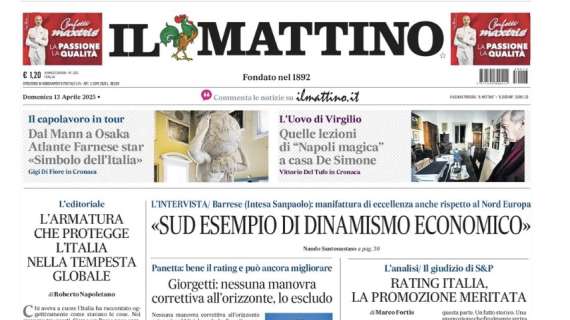 Il Mattino: “L’Inter scappa a +6: la carica del Maradona per sognare ancora”