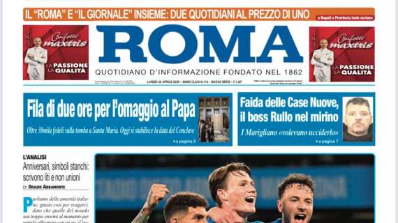 Il Roma: “Fuga per lo scudetto”