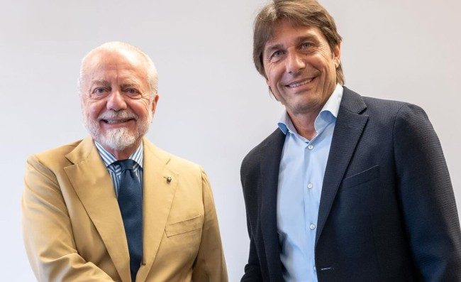 MEDIASET – Conte alla Juventus se decide Elkann, De Laurentiis ha già trovato il sostituto