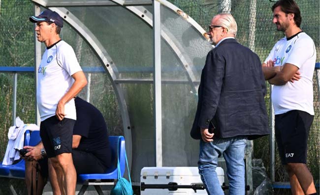 Napoli-Empoli, De Laurentiis disse a Garcia: “Che ca**o combini, vuoi farti cacciare?”