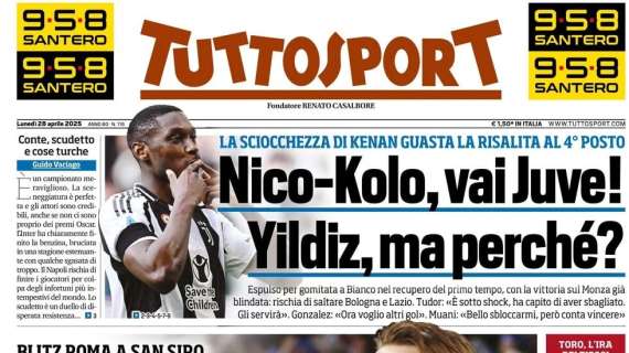 Tuttosport: “Conte si mangia l’Inter. McT infiamma il Maradona”