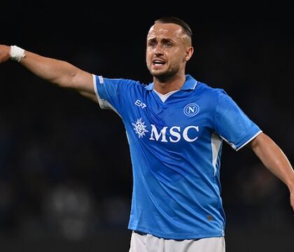 Lobotka, ancora allenamento personalizzato. Al massimo andrà in panchina col Genoa (Sky)