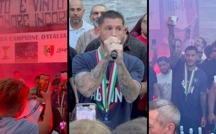 Barra omaggia Mazzocchi! Il terzino del Napoli: "Abbiamo fatto la storia, tutti insieme! Vorrei essere d’esempio per i ragazzi" | VIDEO ESCLUSIVO
