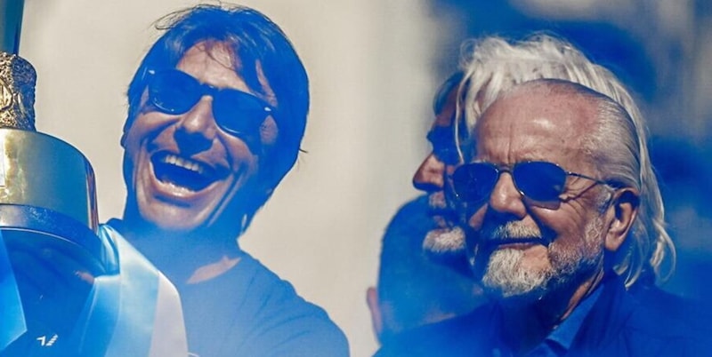 Conte, vertice decisivo con De Laurentiis: il richiamo della Juve è forte, ma la moglie e Oriali…