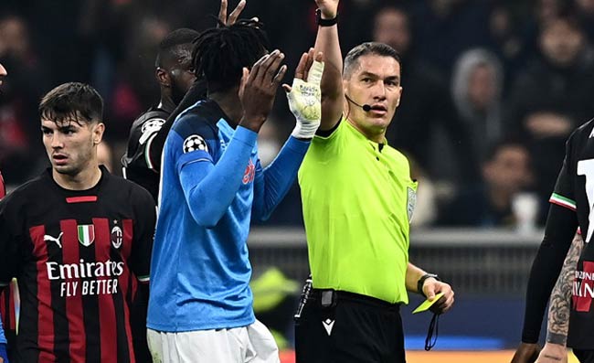 Sarà Kovacs l’arbitro della finale tra Inter e PSG. Che disastro col Napoli