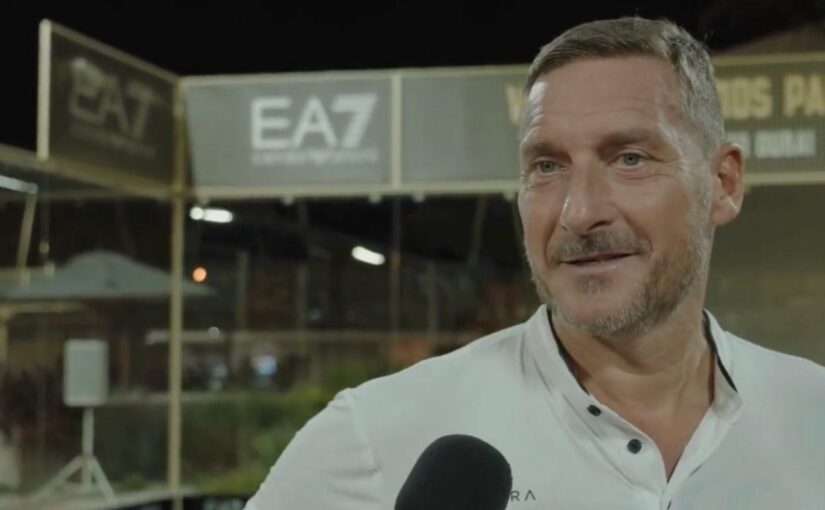 Totti: "Nuovo allenatore della Roma? Conte e Allegri hanno firmato per altri"