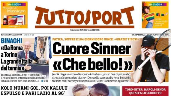 Tuttosport e le polemiche all’Olimpico: “Juve, rossi di rabbia”