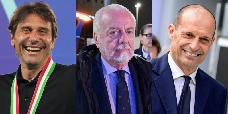 Napoli, i dubbi di Conte: domani l’incontro decisivo con De Laurentiis. In caso di addio c’è Allegri