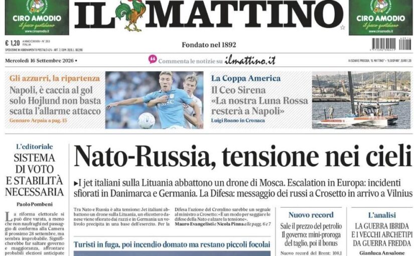 Napoli, è caccia al gol. Il Mattino: “Solo Hojlund non basta. Scatta l’allarme attacco”