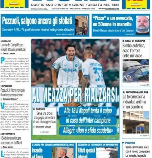 Verso Inter-Napoli, l’apertura de Il Roma: “Al Meazza per rialzarsi”