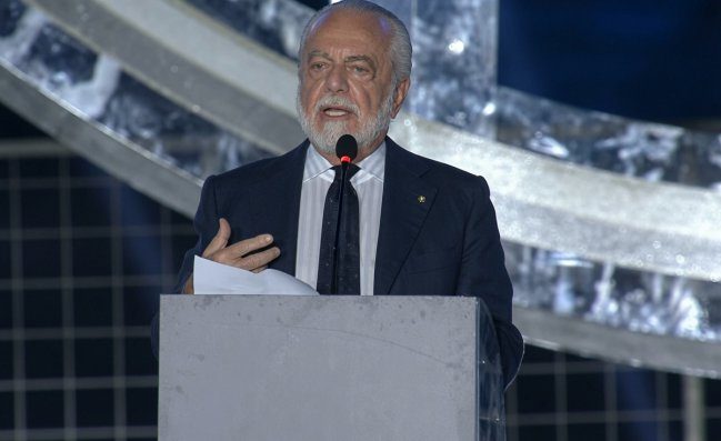 De Laurentiis e Aponte, doppio incontro a Ginevra. Cessione Napoli tra due anni?