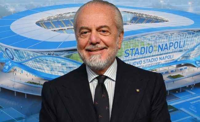 De Laurentiis fa sul serio, incontro con Aponte per il nuovo stadio del Napoli
