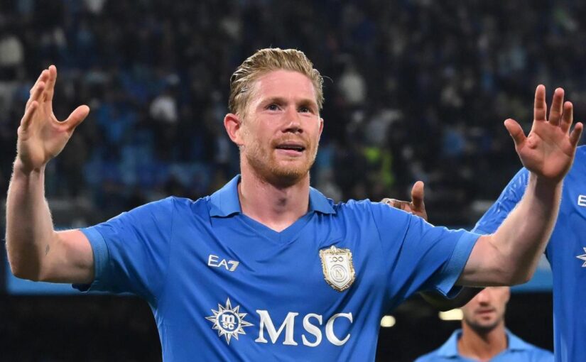 Il Napoli cala il poker! De Bruyne (appena entrato) mette il sigillo