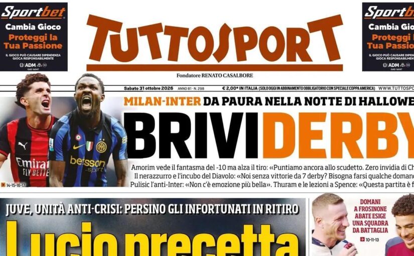 Juve in ritiro per Napoli, Tuttosport: “Lucio precetta anche Yildiz”, Spalletti convoca anche gli infortunati