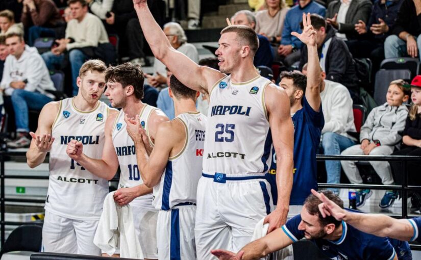 Napoli Basketball carrarmato in EuroCup, quinta vittoria consecutiva! Espugnata la Lituania per 85-94 contro il Neptunas Klaipeda