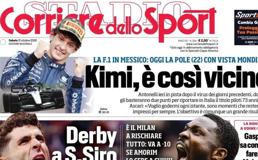 Napoli d’assalto: “questa Scott”, CDS: McTominay a caccia del primo gol alla Juventus