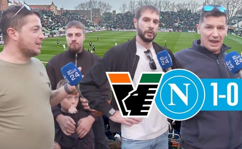 Venezia-Napoli 1-0, tifosi napoletani delusi al Penzo: guardate la loro reazione | VIDEO CN24