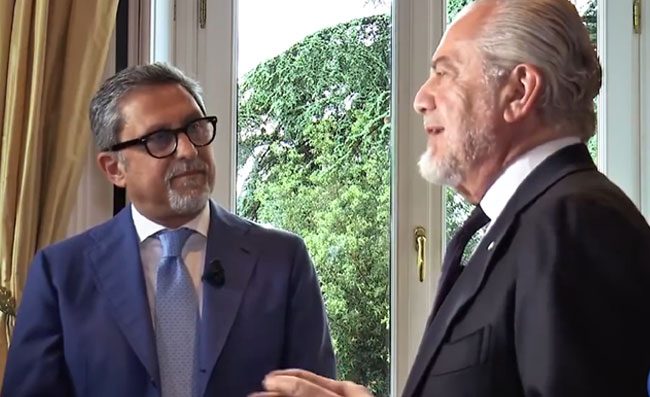Alvino: “Per il Napoli mazzata devastante. Stadio, non solo Aponte. E per il centro sportivo siamo alle firme”