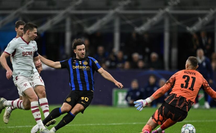 Champions, l’Italia fa filotto! L’Inter vince in 10 contro lo Shakhtar
