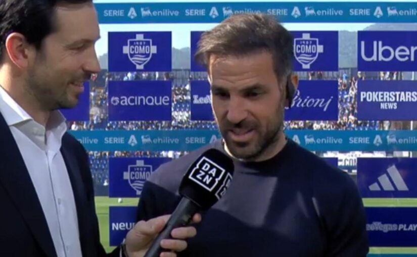 Como Fabregas: &ldquo;Ieri ho visto il Napoli gli ultimi 30 minuti e non so come ha fatto a non fare gol"