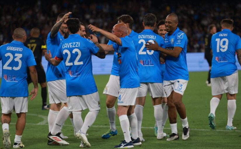 Pozzuoli, oggi marcia di solidariet&agrave; delle Napoli Legends per gli sfollati del sisma: diretta su CalcioNapoli24tv